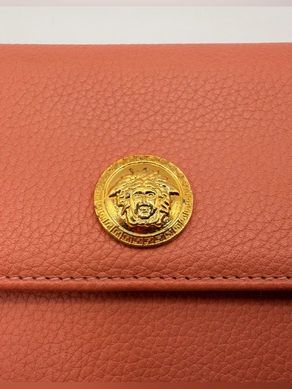 Vintage Gianni Versace Medusa Head Long Wallet